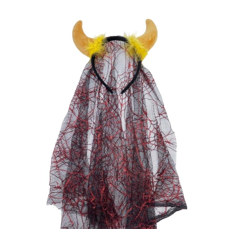 

Dark Series Devil Horn for Halloween Scary Eyeball Hairhoop Party Stage Show Hairband Cosplay Headwear