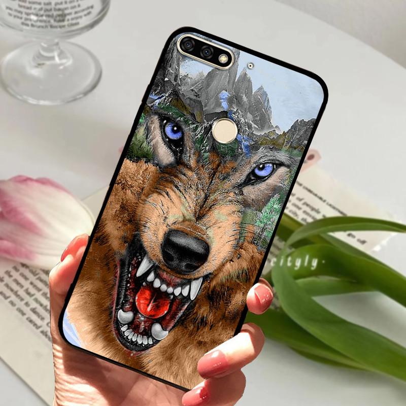 For Huawei Honor 7C Pro Case LND-L29 Silicone Shockproof Soft TPU Phone Cover For Huawei Honor 7C 5.99" Funda Honor7CPro Cartoon