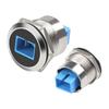 Type C LC Female to Female Fiber Opticals Adapters Socket Panel Module Embedded Design for Networking Signal Stability