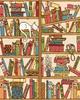 Book Printing Flannel Blanket Library Pattern Blanket Sofa Bedroom Nap Blanket Production Source