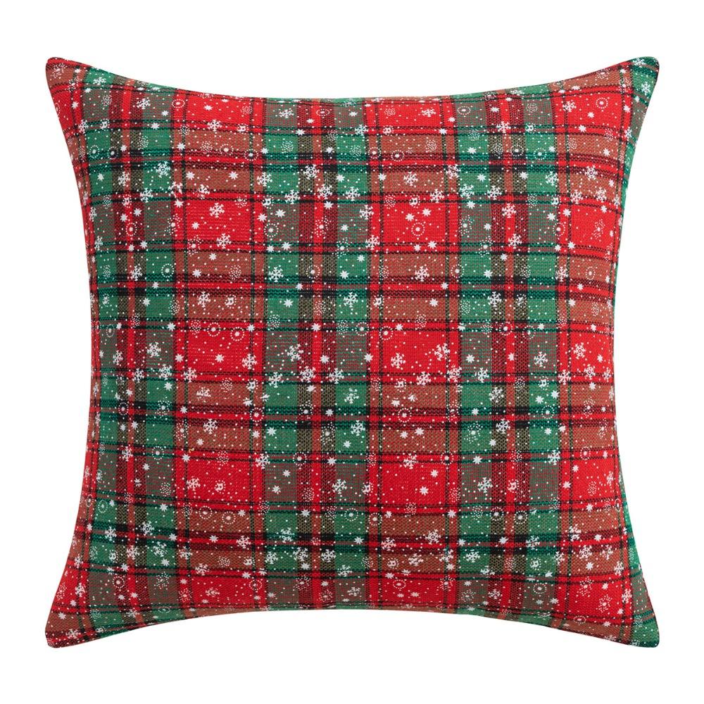 Snowflake Pattern Throw Pillowcover INS Style Cushion Cover Christmas Pillowcase  Sofa/Bed
