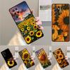 Beauty Yellow Sunflower phone case Cover For Samsung Galaxy S24 S25 Ultra S21 S22 Ultra S10E Note 10 Plus Note 20 FE S23