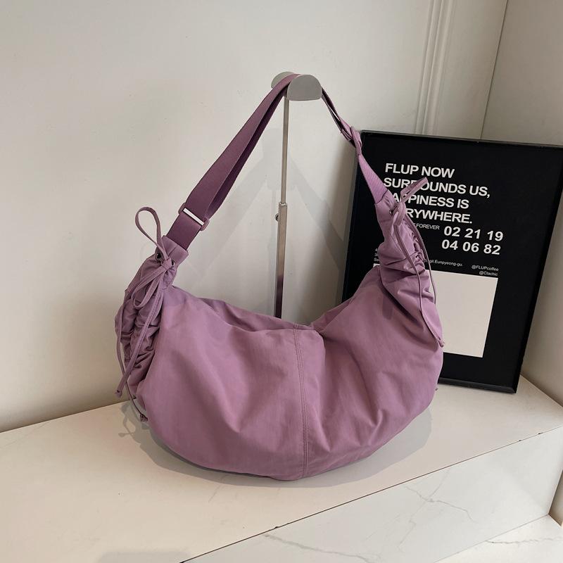 Bag large capacity female niche casual fashion simple commuter tote bag sports extremely simple shoulder crossbody dumpling bag