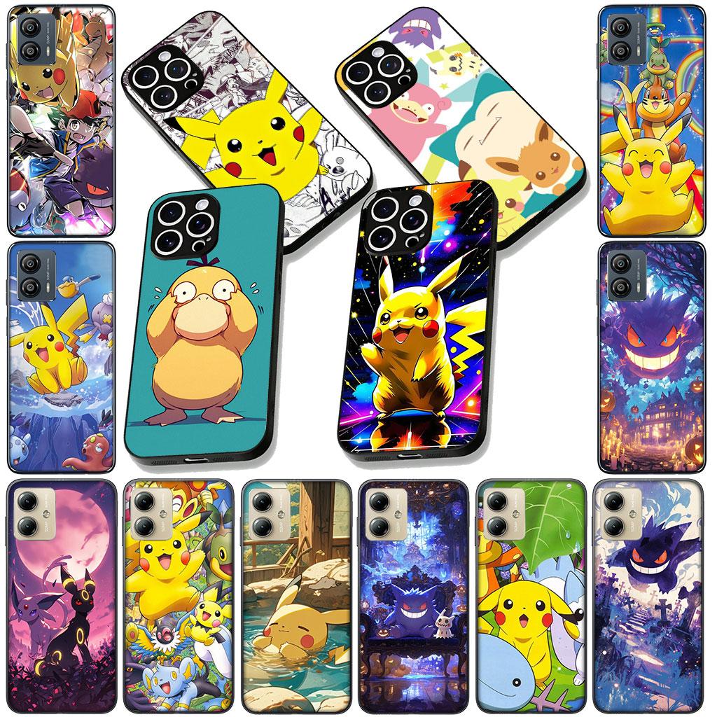 Phone Cover for Apple iPhone 17 16 14 15 Pro Max Plus 15+ 16E XR ProMax Air 16+ Casing Flexible Case Eevees Gengars P-Pikachus