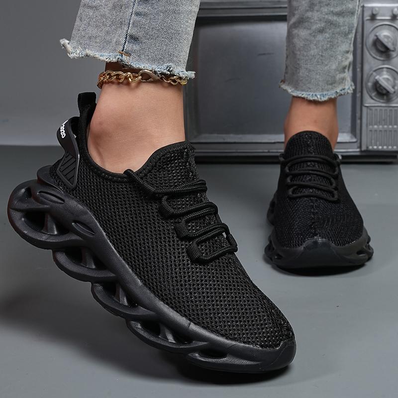 Pantofi sport pentru bărbați, cu fundul gros, plasă, ușoare, mărite, pantofi de alergare fitness pentru bărbați