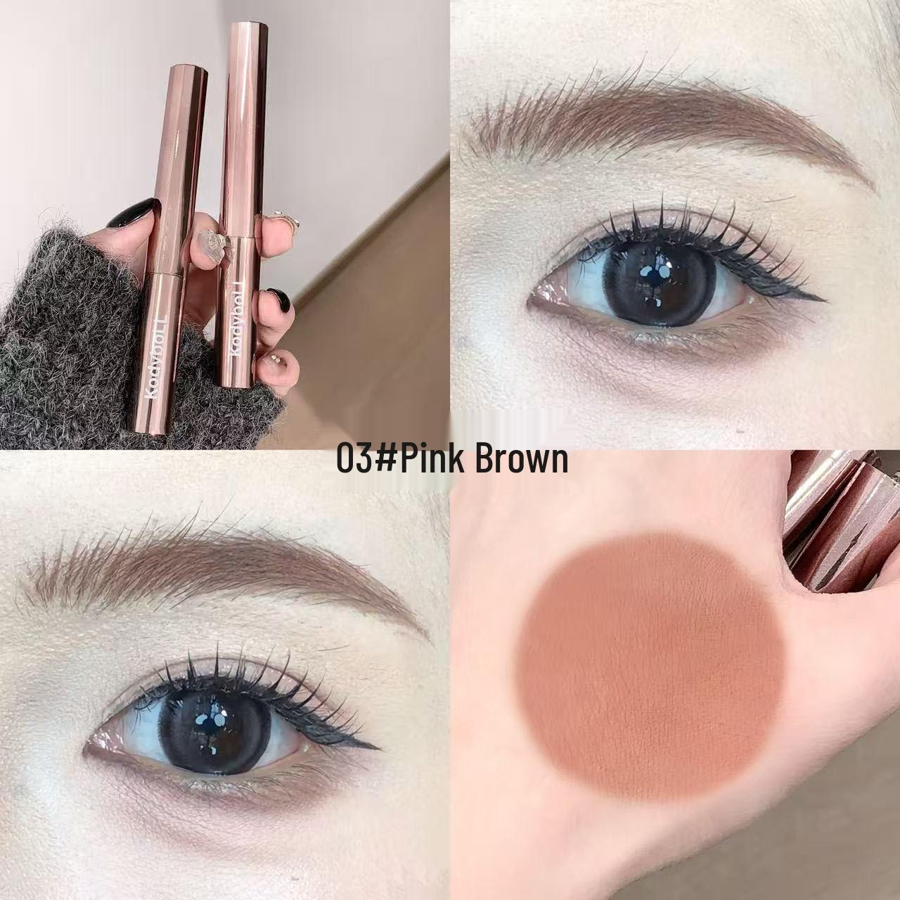 

KodyboLL 3D Fluffy Eyebrow Mascara for a Soft, Natural Look - Fine Texture, Clump-Free 2.5g коричневий/рожевий