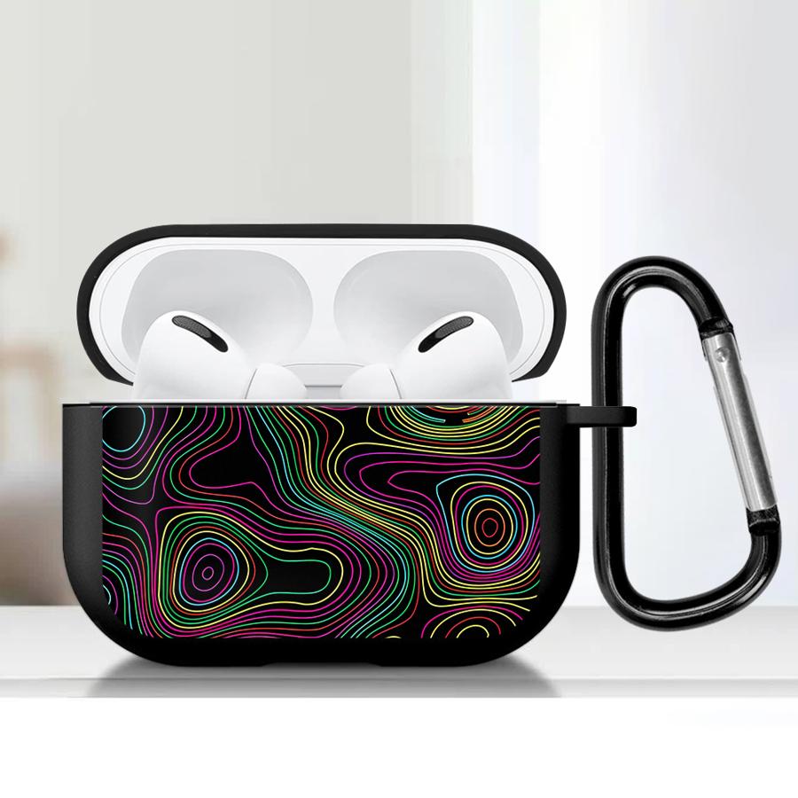 Earphone Cases Cover Case For Airpods Pro2 4 1 Pro 3 Pro3 2 Colorful Swirl