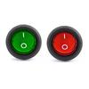 10PCS Mini 3 Pin 2 Position With Light Rocker Switch KCD1-105 Power Switch