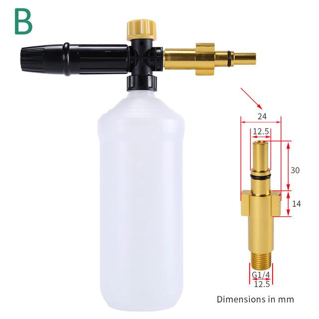 Pressure Washer Adjusable Foam Cannon Car Washer Snow Foam Lance High Pressure Soap Foamer Foam Generator Car Foam Cleaner Spray