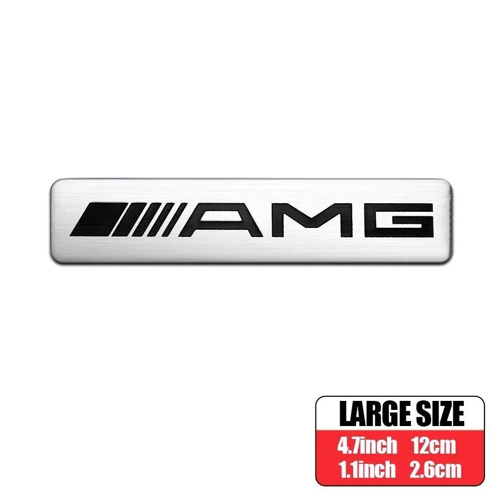 CDS1 2025 Hot New 3D Aluminum Car Body Trunk Decor Sticker Auto Refit Accessorie For Mercedes Benz AMG A B G S Class W211 W124 W128 W