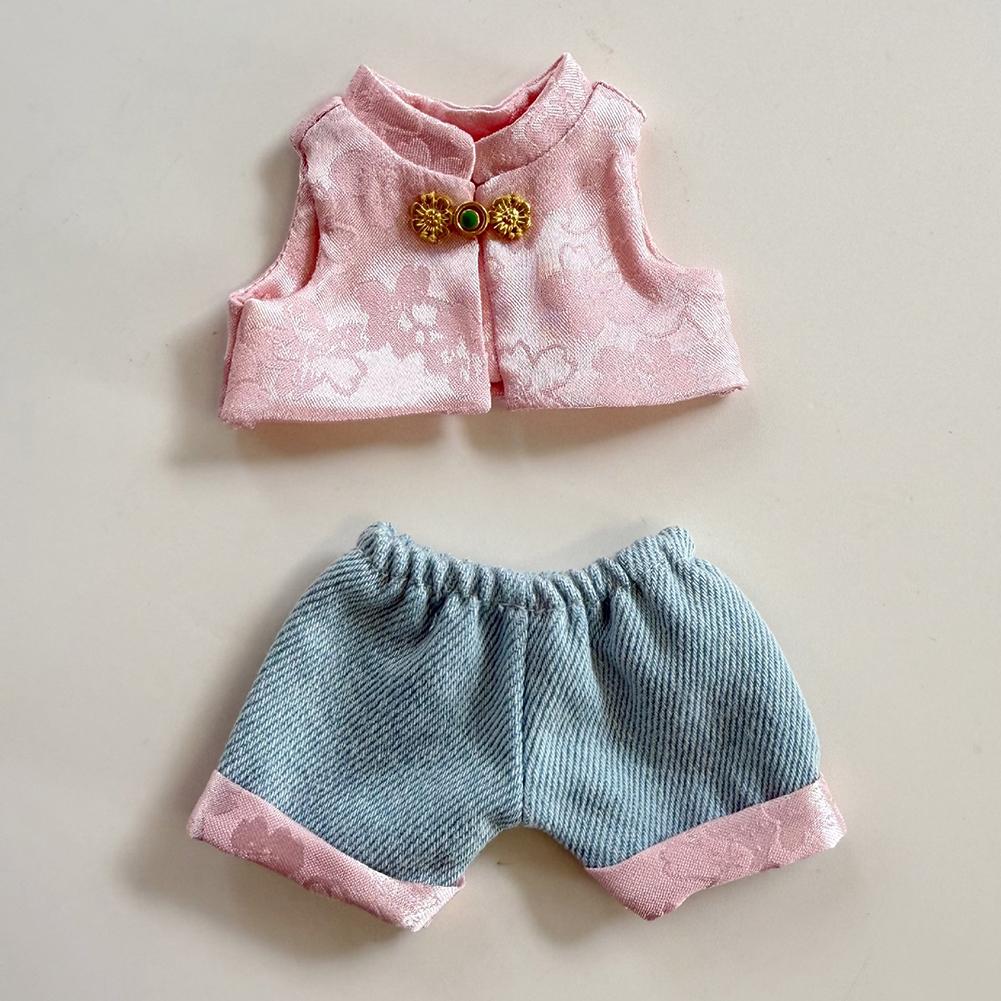 

Для 17см куклы Лабубу Одежда Модная одежда Костюм Тан Одежда для куклы Костюм в тон Аксессуары для кукол Милое украшение Маленькая одежда