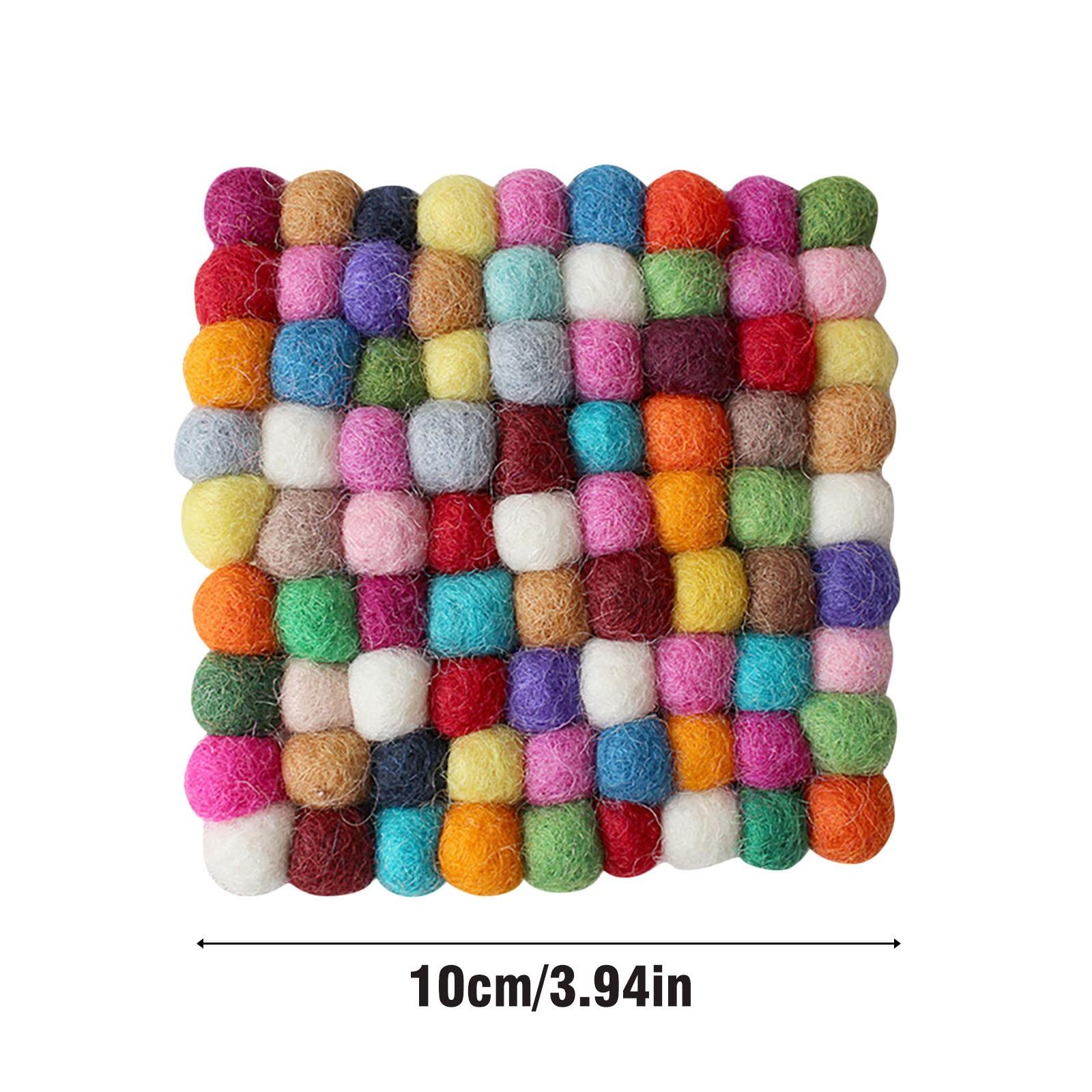 

Подставки под стаканы из фетра с шариками Подставки под стаканы из фетра Подставки под стаканы из фетра из шерсти Подставки под стаканы из фетра Подставка под стаканы из фетра Радужная подставка Полезная подставка под стаканы для чая