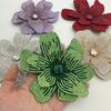 Sparkling Flower Brooch Fabrics DIY Craft Sewing Supplies Sew-On Applique  Bag Decoration