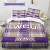 Western Carolina Catamounts Pattern Bedding Set Quilt Cover Pillowcase Home Decor Gift (1 * duvet cover + 2 * pillowcase, without core)