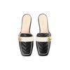 Closed Toe Slippers Women's Black 670398 BKOE0 1196