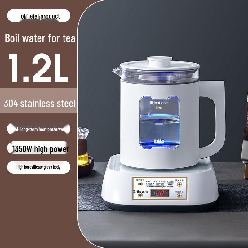 

2025 Automatic Hot Water & Tea Brewer: Pump-Type Kettle with Dual-Layer Silicone Coating for Boiling & Heat Preservation