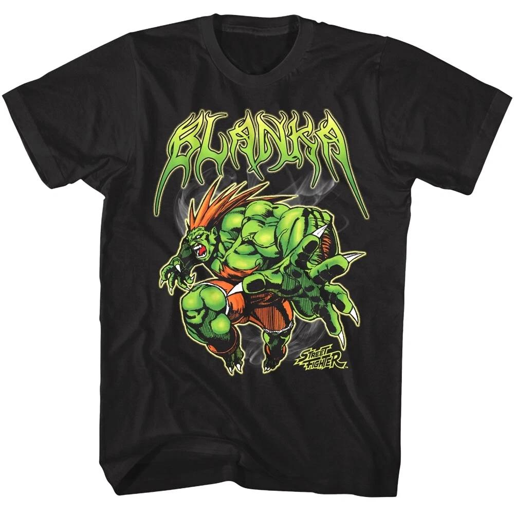 Street Fighter Blanka Smokin Men s T Shirt M