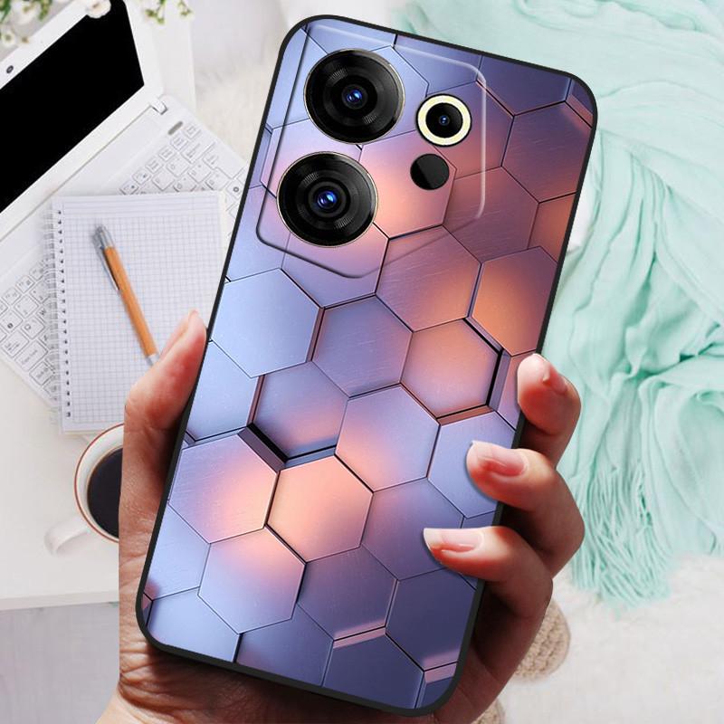 

для Tecno Camon 20 Premier 5G Чехол для телефона Волки Львы Расписной Мягкий Силикон Funda для Tecno Camon20 Premier чехол Черный ТПУ Camon 20 Premier
