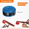 2pcs Bike Tire Liners 23c TPU Road Bicycle Tube Flats Self-Adhesive Protector Puncture Free for 700c 20-23c, Red/Blue