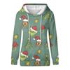 Women's Fashion Casual Long Sleeve Christmas Printed Sweatshirt
