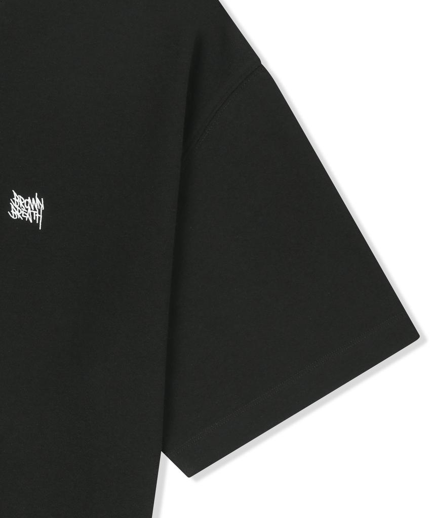 BROWNBREATH Bb Surfing Mess Tag Tee - Black