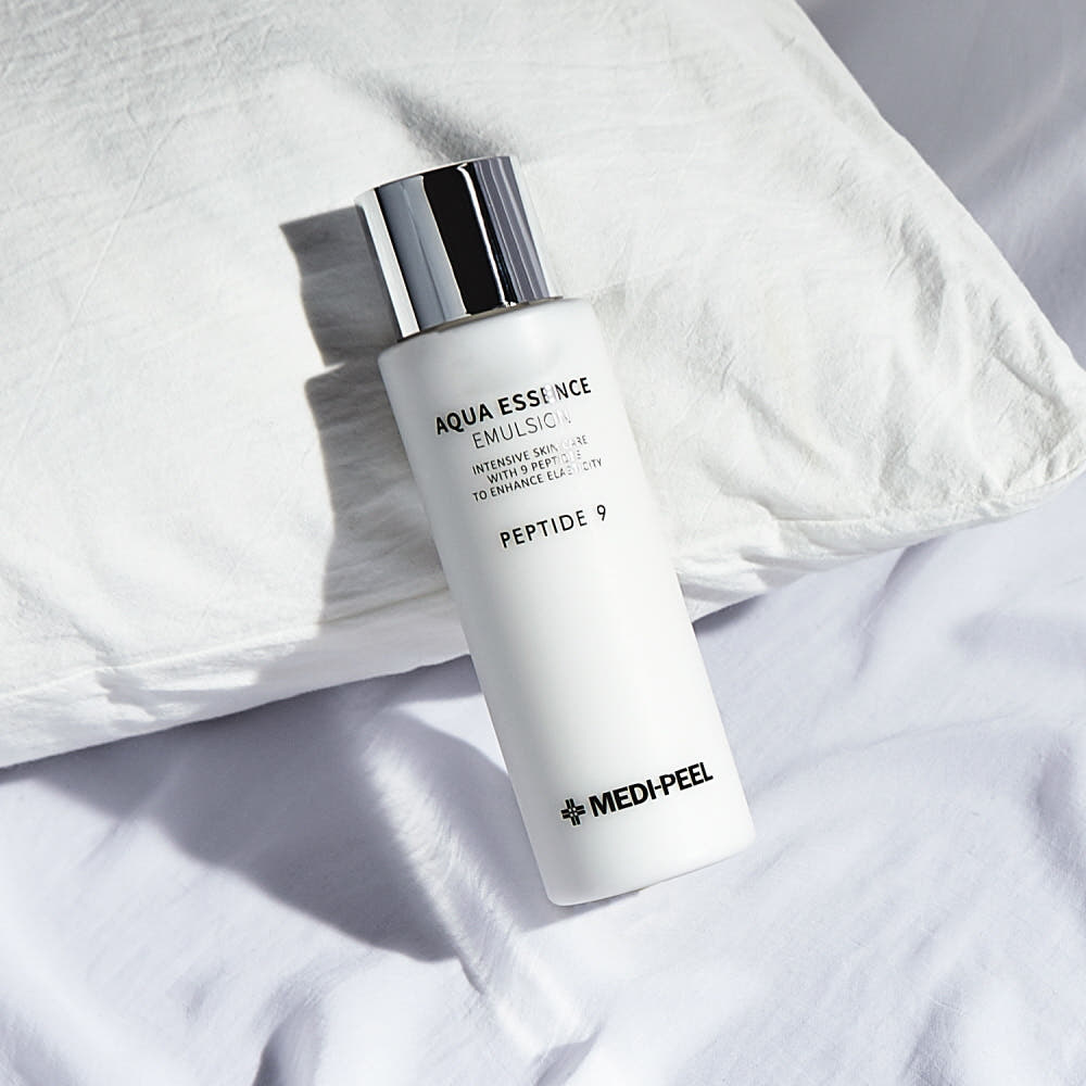 MEDIPEEL Peptide 9 Aqua Essence Emulsion 250ml Firming Hydrating Volumizing Radiance Wrinkle Care
