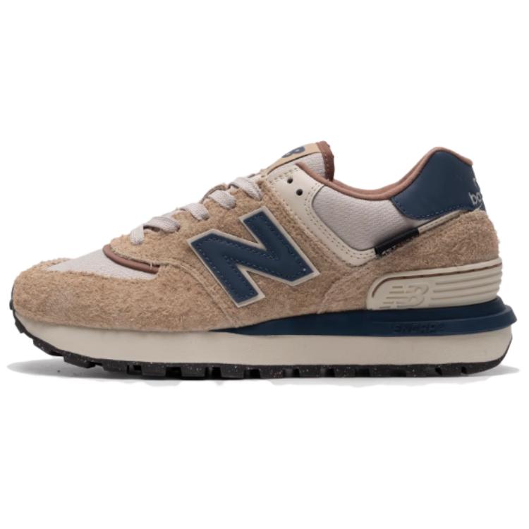 New Balance Nb 574 Trendy Sports Low Top Casual City Commuting Running Shoes Unisex Sneaker Beige Blue U574LGMO-D