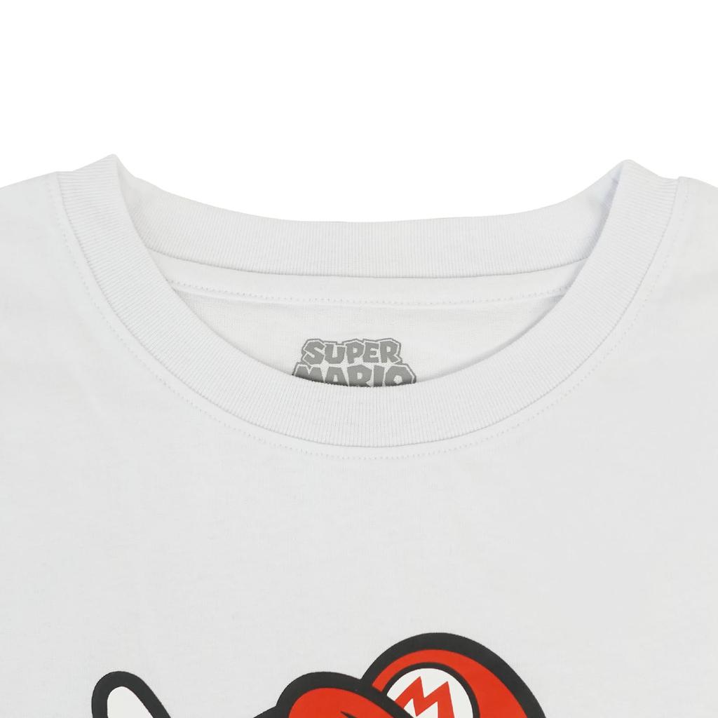 Super SUPER Mario [Fineplus] T-shirt, short-sleeved, Mario, MARIO, print, merchandise, character.
