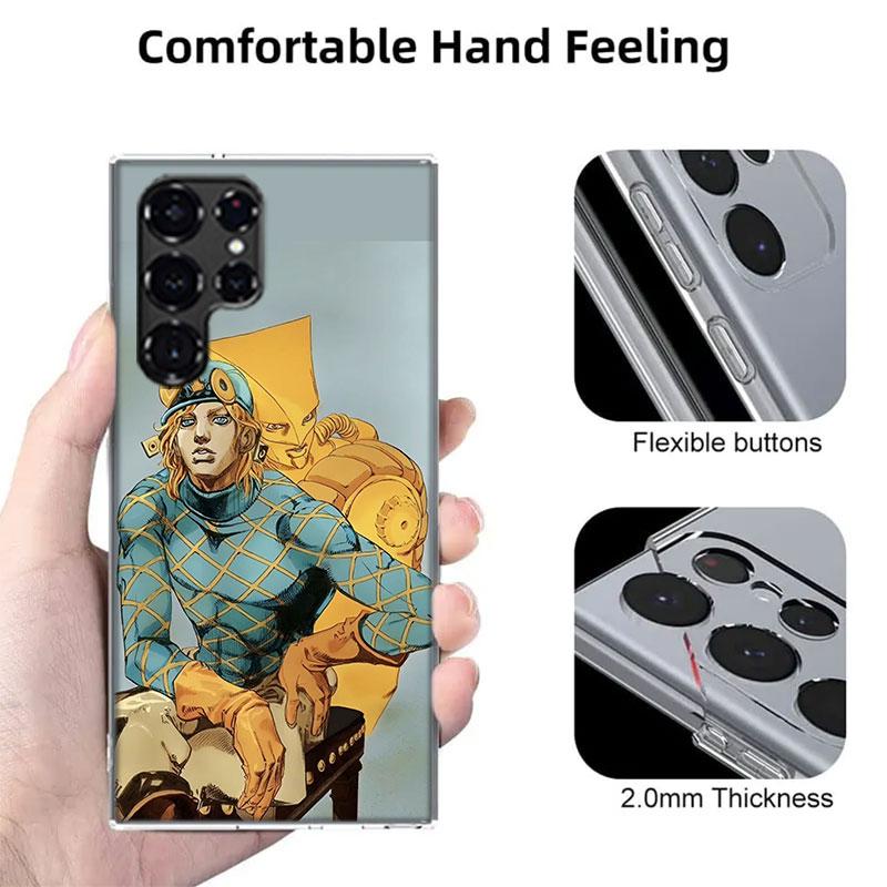 JoJo Kira Yoshikage Killer Queen Cases Phone Case for Samsung Galaxy S26 Ultra S25 Edge S24 S23 FE S21 Plus S20 S22 S10 Cover TP