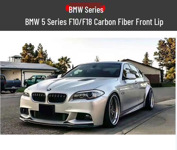BMW 5 Series F10/F18 MT Sport Carbon Fiber Front Lip 525/530/535