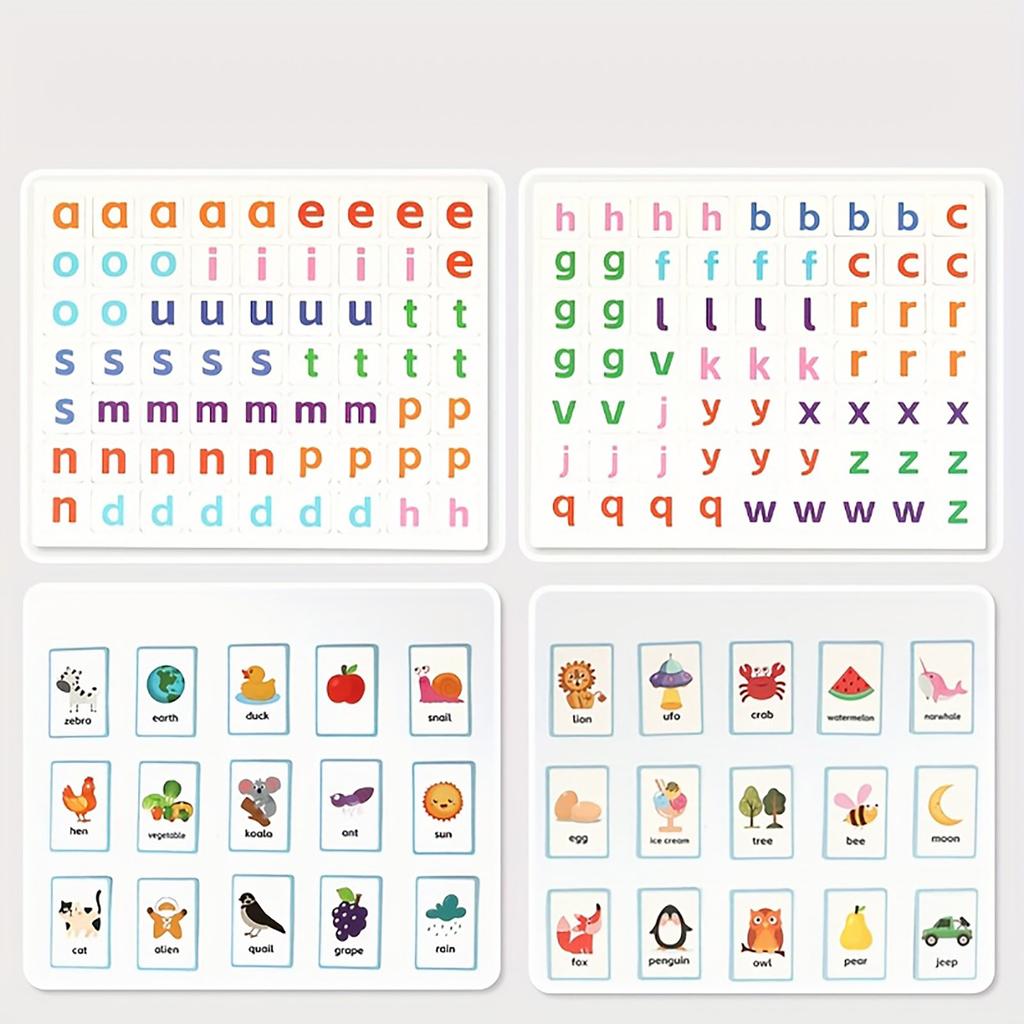 Magnetic Sensory Learning Toy - Spelling & Word Building Boardwith Colorful Letters, Fun Educational Activity For Youngsters 10ml