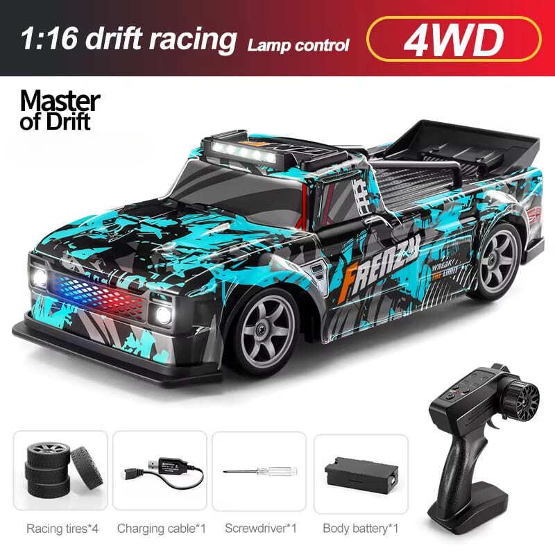 

S923 S924 1/16 полноразмерный высокоскоростной дрифт-кар 4WD с дистанционным управлением полноразмерный гоночный автомобиль с дистанционным управлением со светом игрушка для мальчика в подарок плоский гоночный автомобиль с электроприводом S924