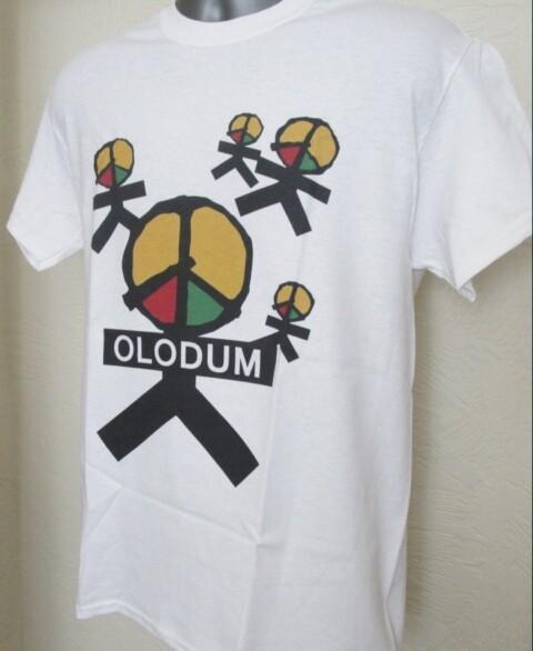 Olodum Peace Sign T-shirt Drum Music Brazil Michael Jackson Video Carnival R230 XL