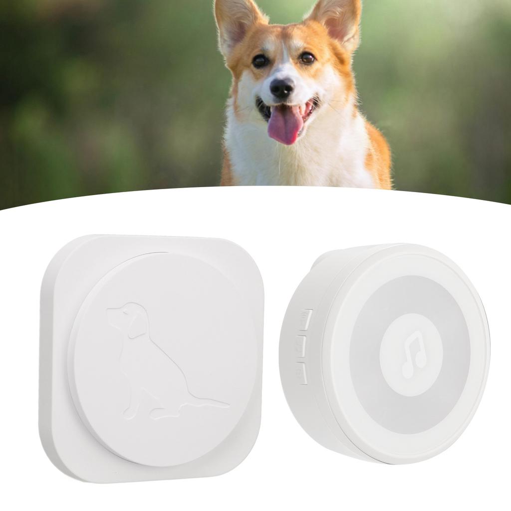 Wireless Pet Door  with Transmitter Receiver 4 Flashing Modes Touch Controll Dog Door