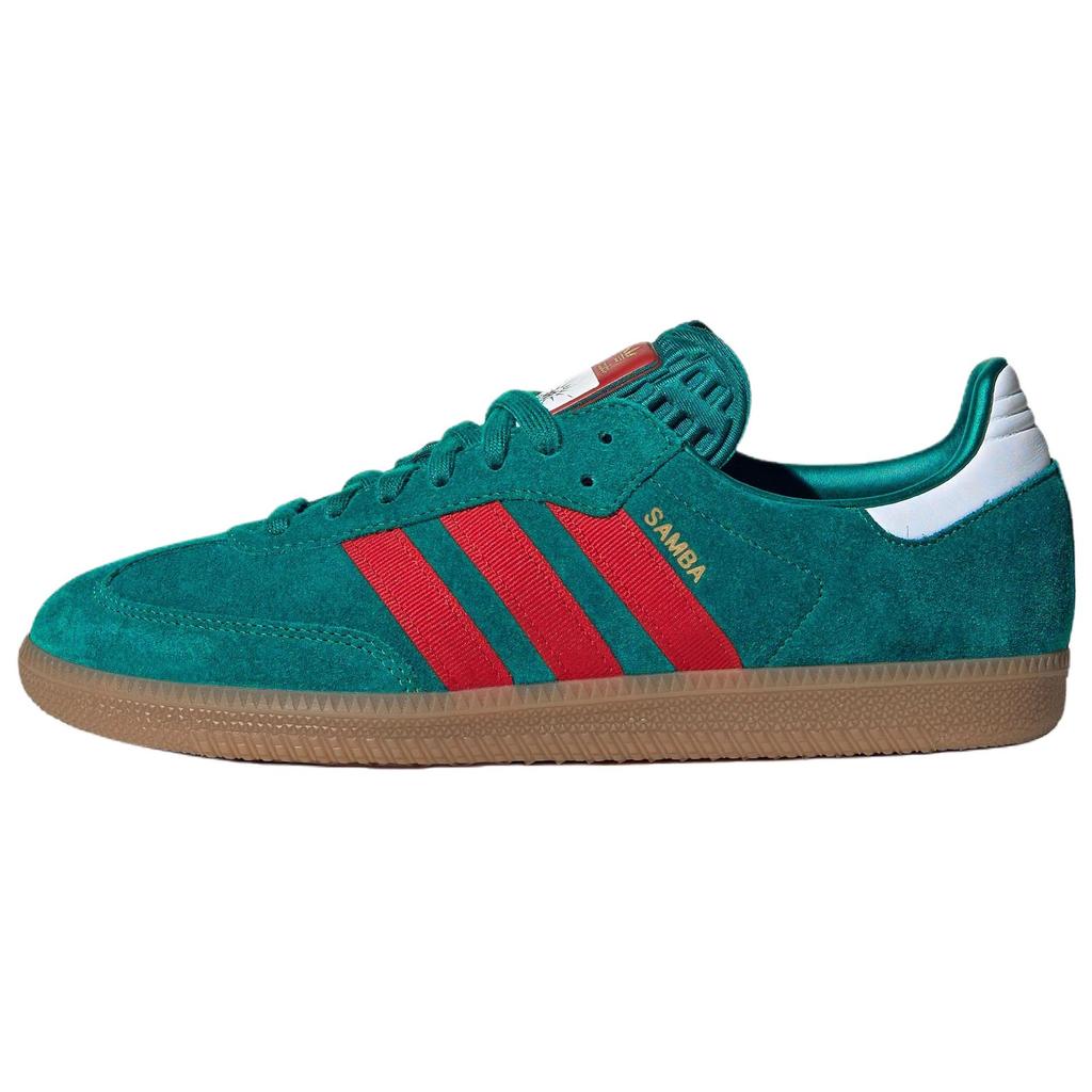 adidas Samba OG Team Tmavě zelené Lepší šarlatové Guma Unisex tenisky IH6829