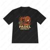 Padel Impact Graphic Tee Sports Outdoors Unisex Adult Cotton Shirt New Style Creative Trend Casual Style Simple Breathable Tops