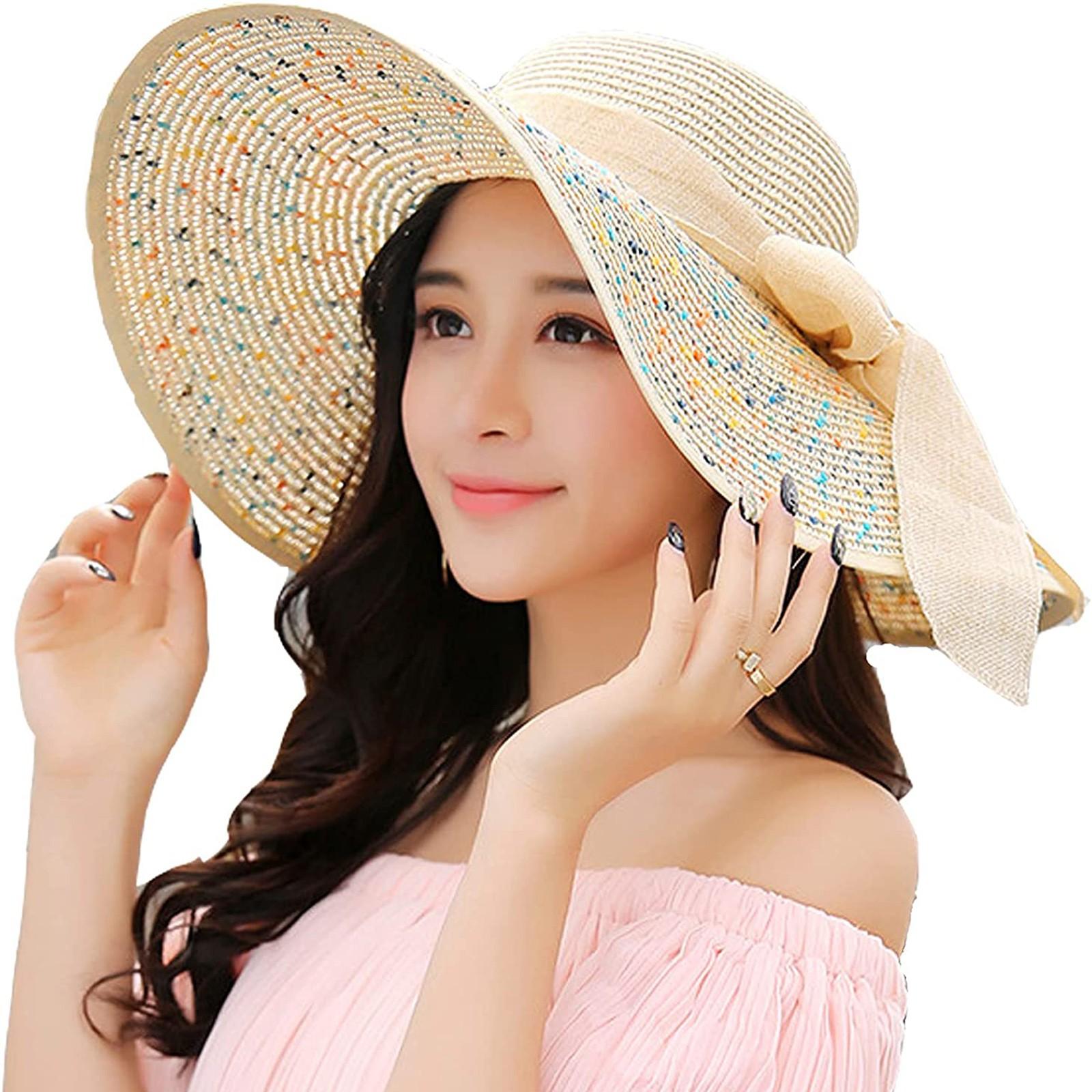 

Женская шляпа с большим бантом, большая складная свернутая шляпа от солнца, пляжные шляпы с навесом 35*5*10 бежевый