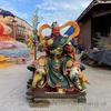 Large Bronze Guan Gong Statue - Pure Copper Guan Yu, Martial Wealth God