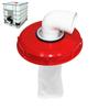 IBC Ton Barrel Plastic Lid with Filter Screen, 163mm/245mm, DN150