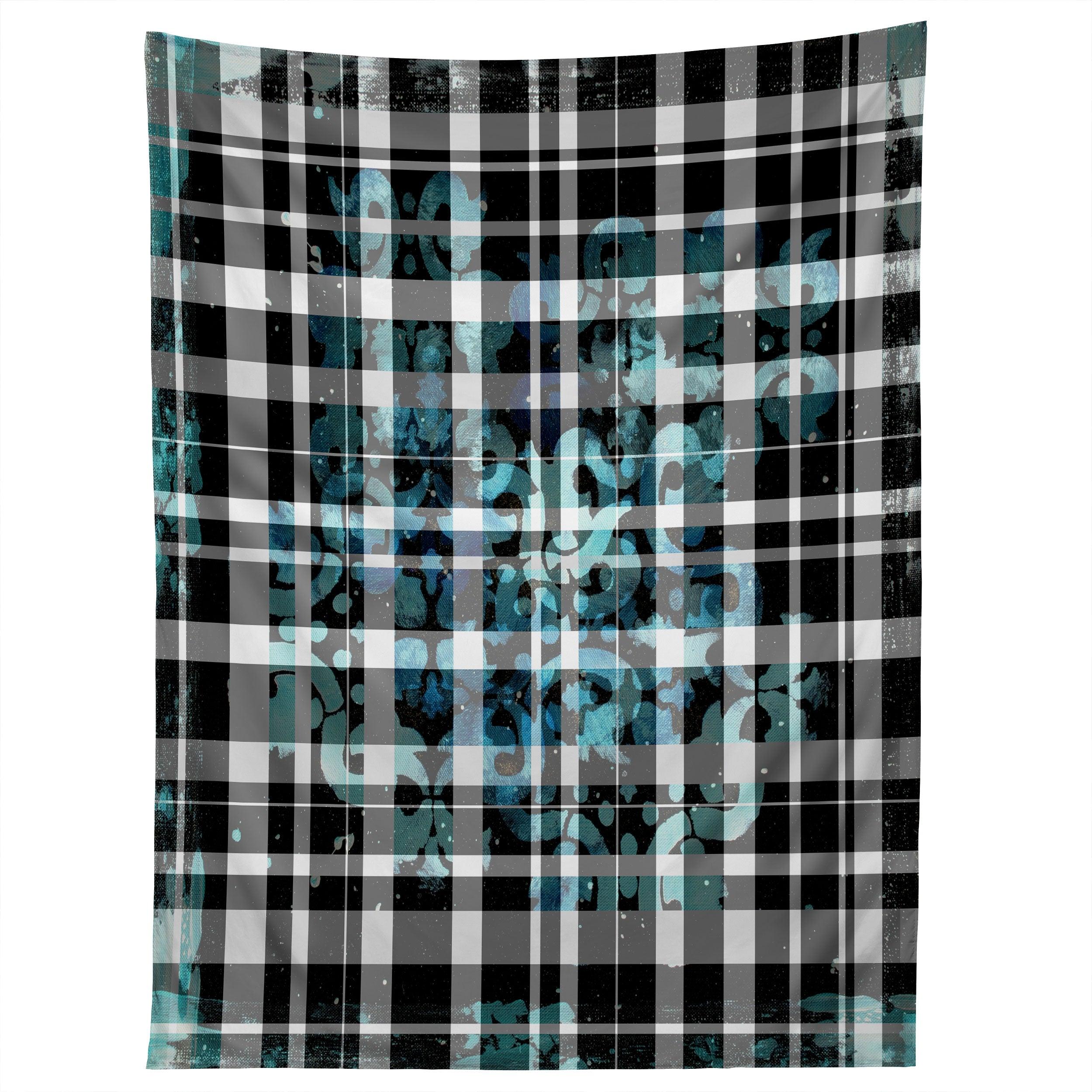 PLAID MODERN DESIGN MYSTERIOUS tapestry 75x100