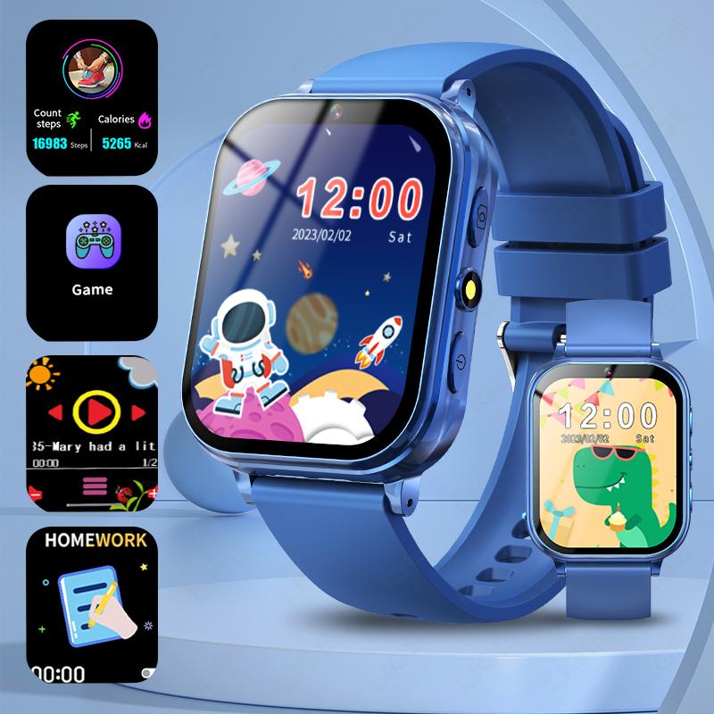 Children's Smart Watch Age 3-12 Years Old Kid Watch Learning Game Camera Video Audio Story Child Smartwatch Girl Boy Gift