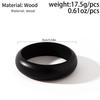Fashion Ornament Bracelet Stylish Wide Face Exaggerated Bracelet Fancy Fashion Wooden Bracelet