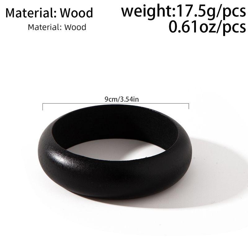 Fashion Ornament Bracelet Stylish Wide Face Exaggerated Bracelet Fancy Fashion Wooden Bracelet