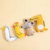 Cat Plush Toy Stuffed Animal Cute Mouse Chick Catnip Toy Penguin Shape Soft Chew Toy