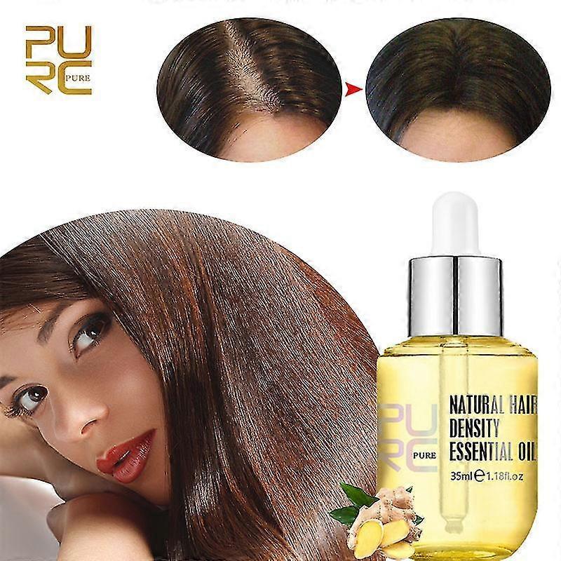 Purc Natural Hair Growth Essence Thickener Regrowth Serum Treatments Oil Fast