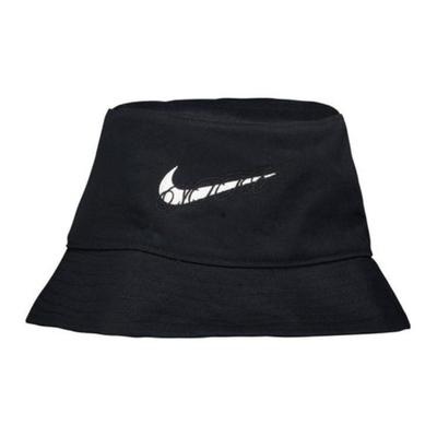 Nike Logo Dekorative Baumwolle Fischerhut Unisex Hüte Schwarz FQ6846-010