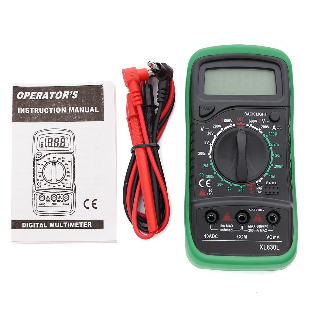 Buy Digital Multimeter XL830L Voltmeter AC/DC Ammeter OHM Meter