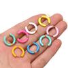 1 Pair Stainless Steel Candy Color Enamel Hoop Earrings Women Kids Earrings Gifts Fashion Children Jewelry Huggie Wholesale