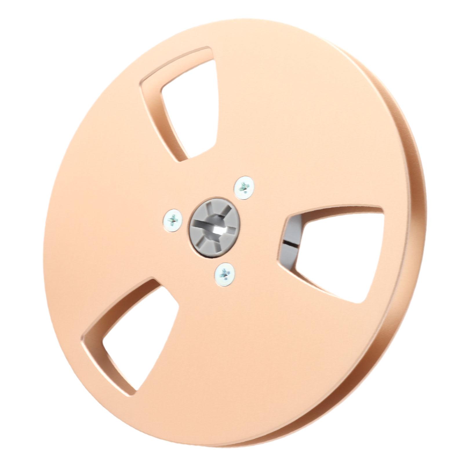

1 4 5 Inch Empty Tape Reel Aluminum Alloy 3 Hole Universal Opening Machine Part Recording Takeup Reel
