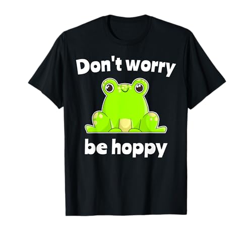 Frog Motif Frogs Worry Hoppy T-Shirt